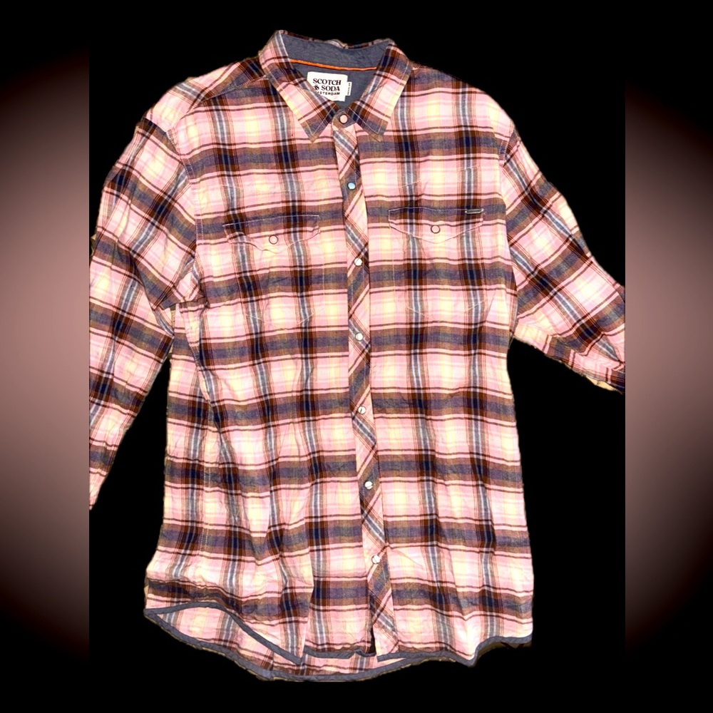 Scotch and Soda Men’s Medium flannel